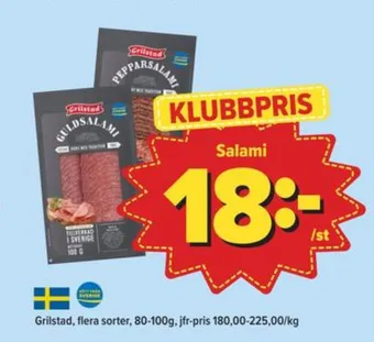 Östenssons Grilstad salami erbjuda