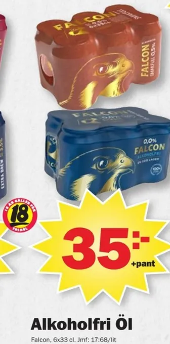 Pekås Ljus lager öl erbjuda
