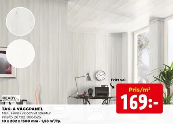 Jem&Fix Readyfix takpanel erbjuda
