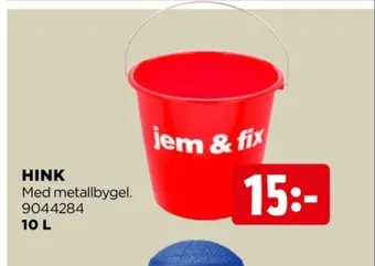 Jem&Fix Jem & fix hink erbjuda
