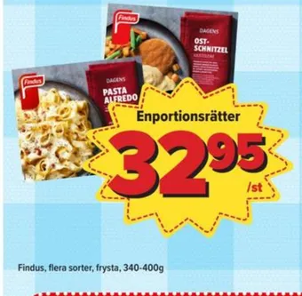 Östenssons Findus färdigrätter erbjuda