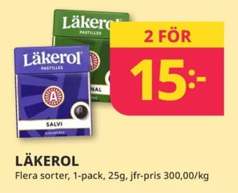 Tempo Läkerol halstabletter original erbjuda