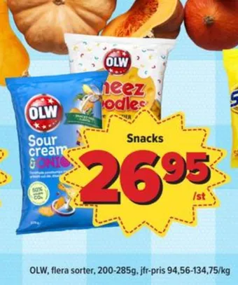 Östenssons Olw chips erbjuda