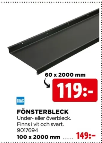 Jem&Fix Rias fönsterbleck erbjuda