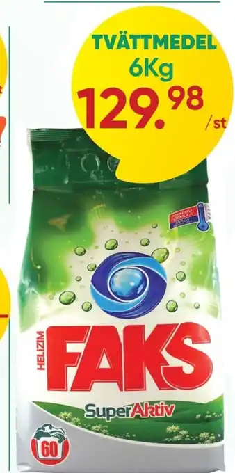 TVÄTTMEDEL 6Kg FAKS