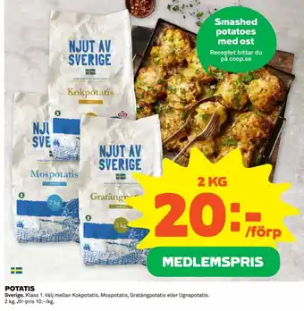 Coop Extra POTATIS erbjuda