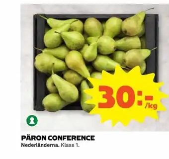 Coop Extra PÄRON CONFERENCE erbjuda
