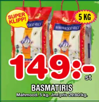 Nya Pulsen BASMATIRIS Mahmood erbjuda