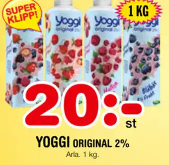Nya Pulsen YOGGI ORIGINAL 2% erbjuda