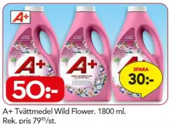 Bo Ohlsson A+ Tvättmedel Wild Flower. 1800 ml. erbjuda