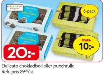 Bo Ohlsson Delicato chokladboll eller punchrulle. erbjuda
