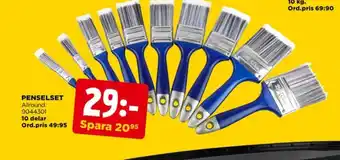 Jem&Fix Isover penslar erbjuda