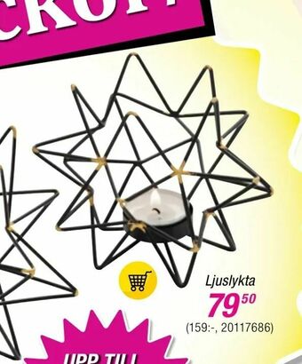 Guldfynd Ljuslykta erbjuda