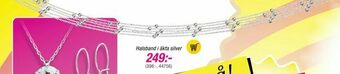 Guldfynd Halsband i äkta silver erbjuda