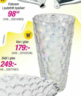Guldfynd Vas i glas erbjuda