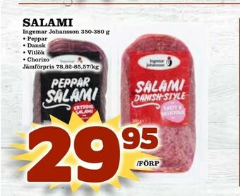 Matvärlden Tensta Salami erbjuda