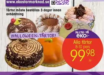 EKO Alla tårtor erbjuda