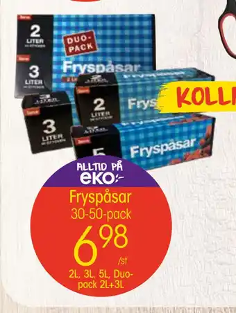 EKO Fryspåsar erbjuda