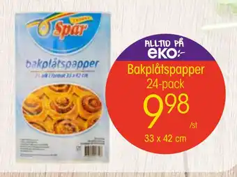 EKO Bakplåtspapper erbjuda