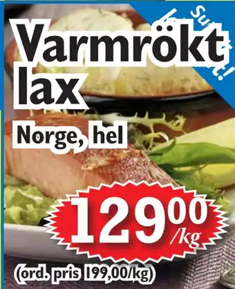 T-jarlen Varmrökt lax erbjuda
