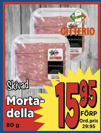Supergrossen Mortadella erbjuda