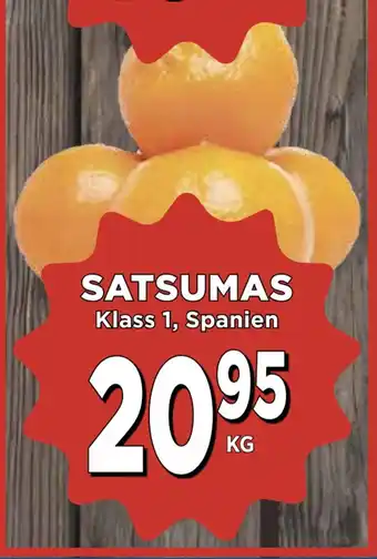 Supergrossen Satsumas erbjuda