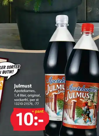 DollarStore Julmust erbjuda