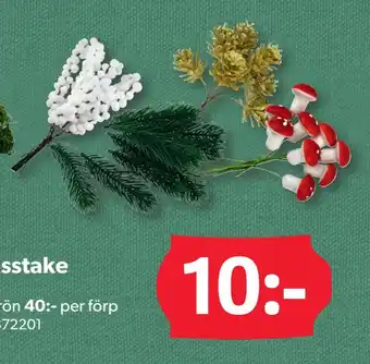 DollarStore Dekoration till adventsljusstake erbjuda