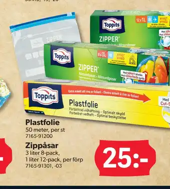 DollarStore Plastfolie erbjuda