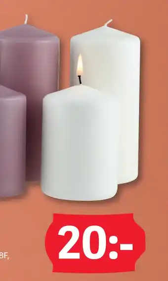 DollarStore Blockljus erbjuda
