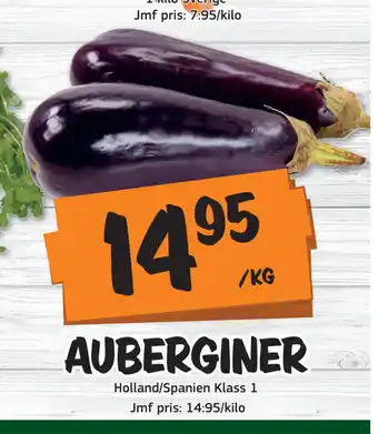 Bazaar Food market Auberginer erbjuda