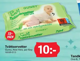 DollarStore Tvättservetter erbjuda