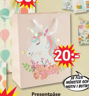 DollarStore Presentpåse erbjuda