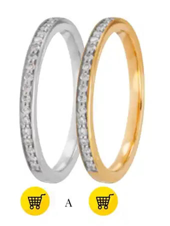 Guldfynd 18 diamanter 0,11 ct erbjuda