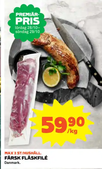 Coop FÄRSK FLÄSKFILÉ erbjuda