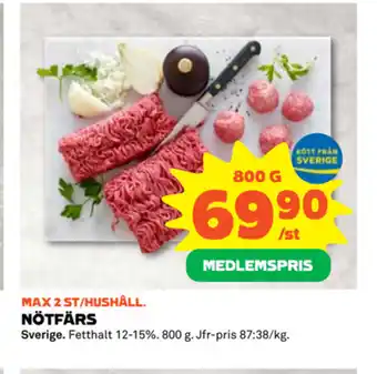 Coop NÖTFÄRS erbjuda