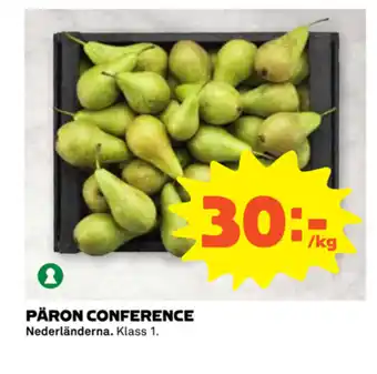 Coop PÄRON CONFERENCE erbjuda