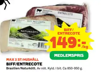 Stora Coop BIFF/ ENTRECOTE erbjuda