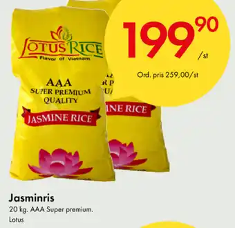 Snabbgross Jasminris 20kg erbjuda