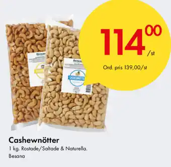 Cashewnötter 1kg