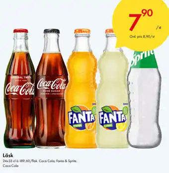Snabbgross Läsk Coca Cola, Fanta & Sprite 24x33cl erbjuda