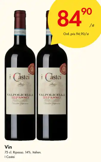 Snabbgross Castei Vin Ripasso 75cl erbjuda