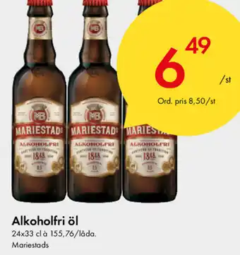 Mariestads Alkoholfri öl 24x33cl