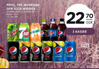 Scandinavian Park Pepsi, 7up, mountain dew eller mirinda erbjuda
