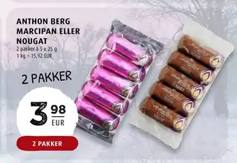 Scandinavian Park Anthon berg marcipan eller nougat erbjuda