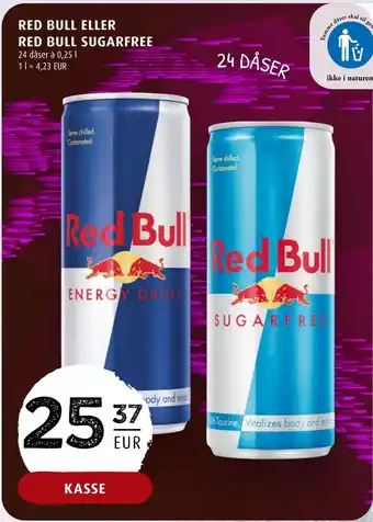Scandinavian Park Red bull eller red bull sugarfree erbjuda