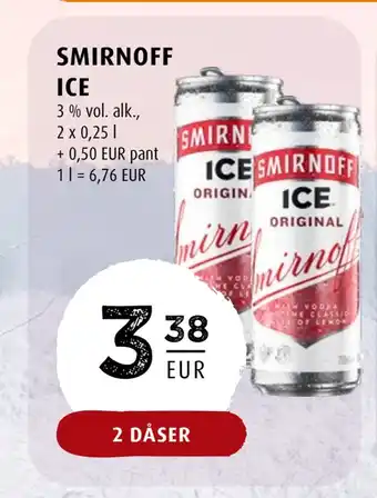 Scandinavian Park Smirnoff ice erbjuda