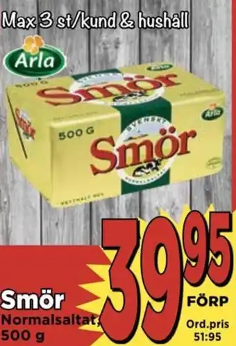 Supergrossen Smör erbjuda