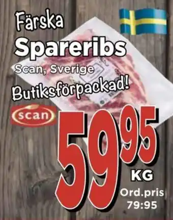 Supergrossen Färska Spareribs erbjuda
