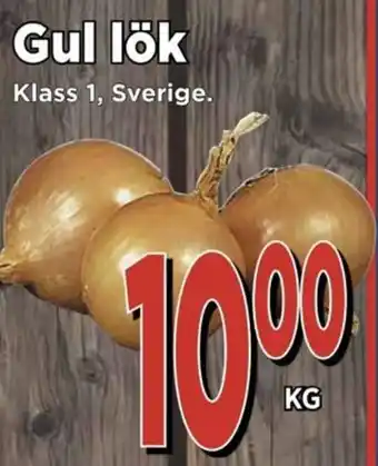 Supergrossen Gul lök erbjuda